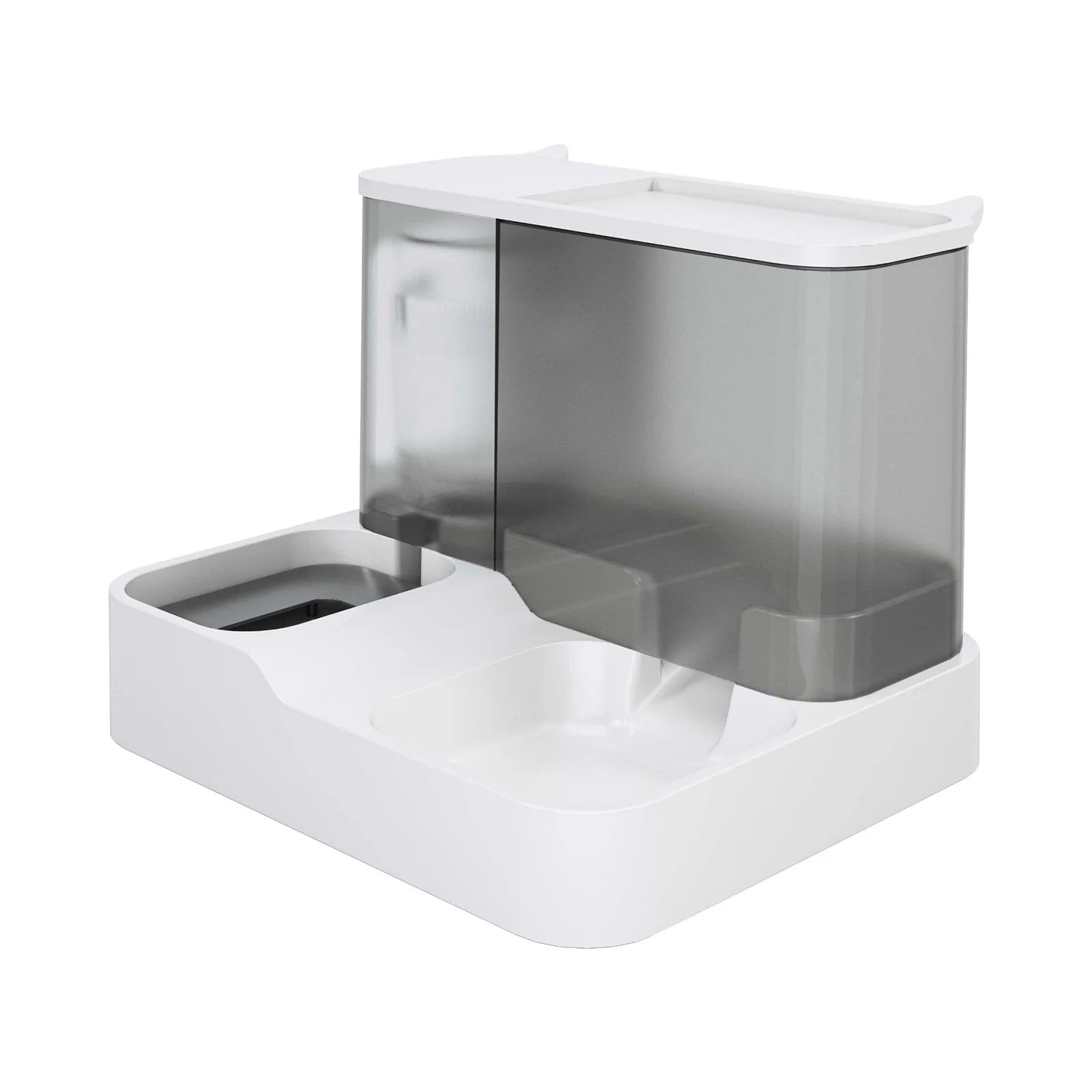 Dog Cat Feeder and Water Dispenser, Food Feeder and Waterer Set with Pet Food Bowl, Automatic Feeder, Cat, Dog, Automatic Water Dispenser, Dog Bowl, Cat Basin, Water Feeding Combination Bowl